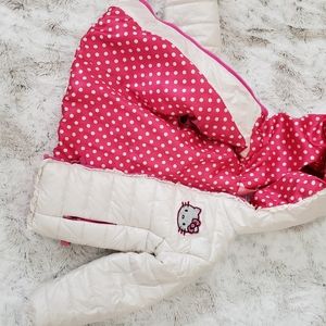 Hello Kitty puffy rain coat